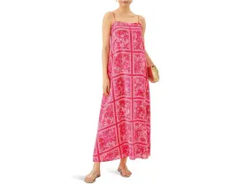 Платье Lilly Pulitzer Jesslyn Silk Maxi Slip с квадратным вырезом и регулируемыми бретелями