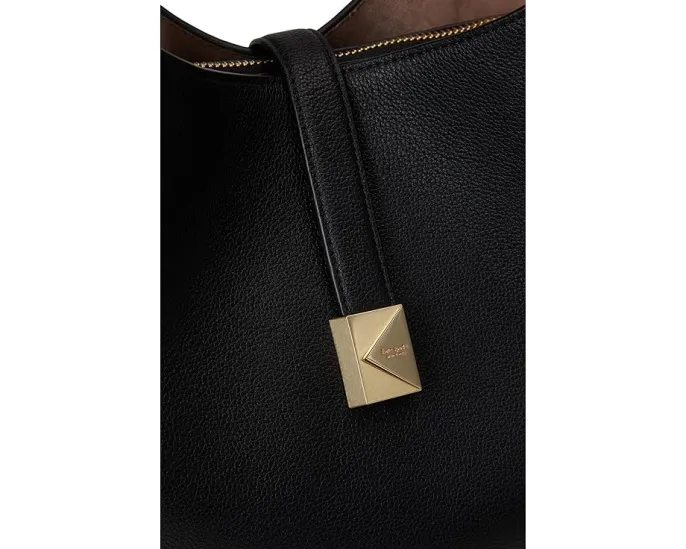 Большая плечевая сумка Kate Spade New York Deco из тисненой кожи