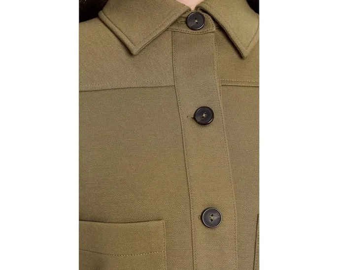 Короткий жакет от Vince с накладными карманами