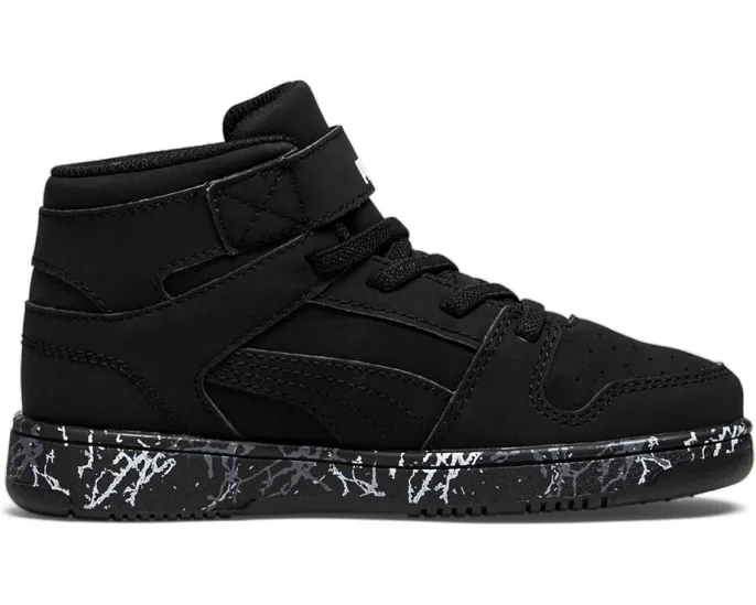 Детские кроссовки Puma Rebound Layup Nubuck Mountain Park на липучке
