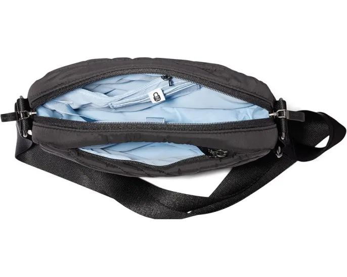 Сумка кроссбоди Baggallini Set Wave с геометрическим узором и RFID защитой