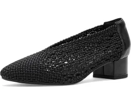 Туфли-лодочки Gretchen на квадратном каблуке с плетеным верхом от David Tate