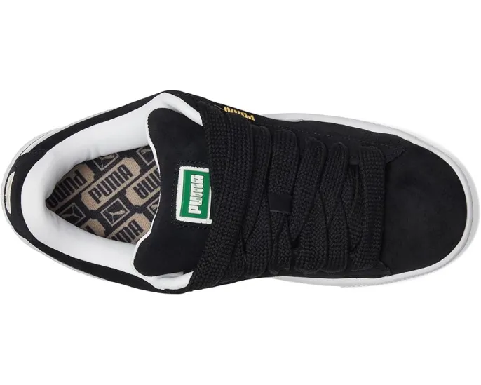 Кроссовки Puma Suede XL из замши и кожи с контрастной шнуровкой в уличном стиле