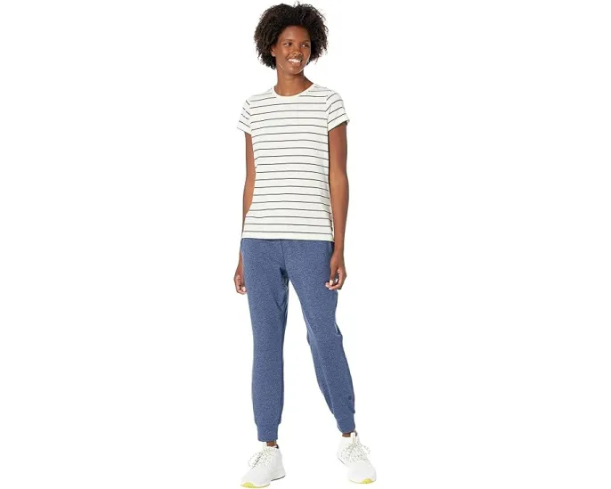 Футболка L.L.Bean Soft Stretch Supima с круглым вырезом и полосками