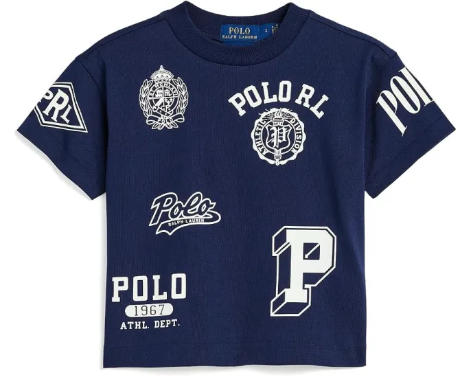 Детская футболка Polo Ralph Lauren Big Fit с логотипом