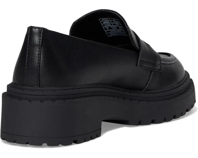 Rocket Dog Лоферы Perry черные на платформе с искусственной кожи и удобной стелькой