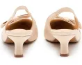 Туфли Paloma на низком каблуке kitten heel с мысом и ремешком через пятку