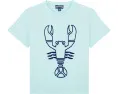 Футболка Vilebrequin Kids Thomy Lobster Flocked для детей с принтом омара