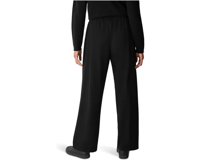 Брюки Eileen Fisher Cozy Brushed Terry с защипами и прямой посадкой