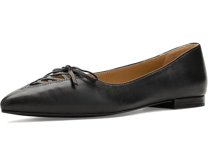 Балетки Lauren Ralph Lauren Londyn на шнуровке из кожи Nappa с острым носком