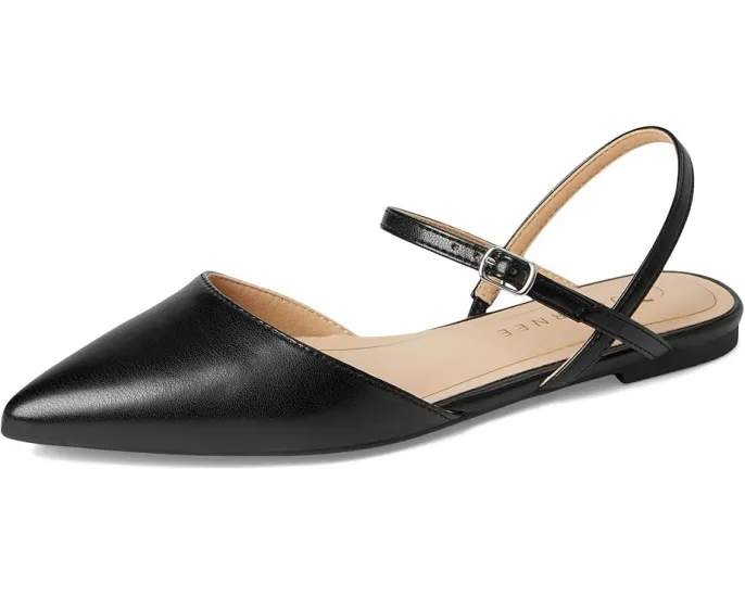 Балетки Martine с застежкой на пряжку и заостренным носком