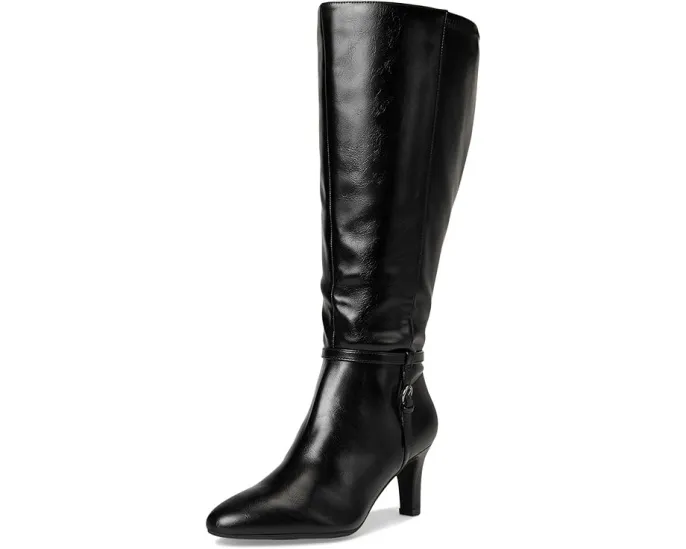 Ботинки LifeStride Galant Extra Wide Calf на шпильке с переработанными материалами
