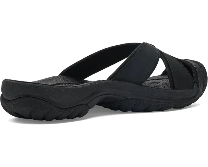 Сандалии KEEN Bali Leather Slide с защитой для пальцев и быстросохнущими ремнями
