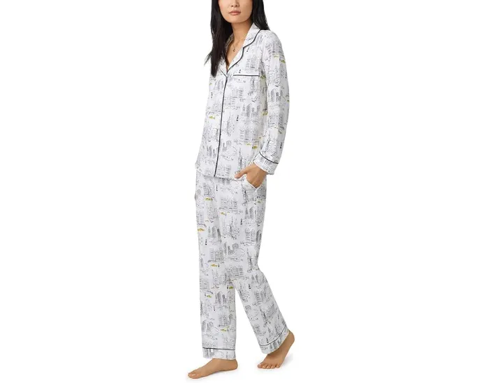 Пижамный комплект Bedhead PJs из органического хлопка с длинными рукавами