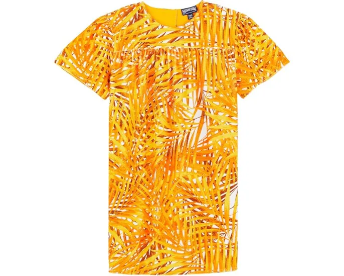 Vilebrequin Kids Накидка Palm Leaves Goyave Terry с пальмовыми листьями