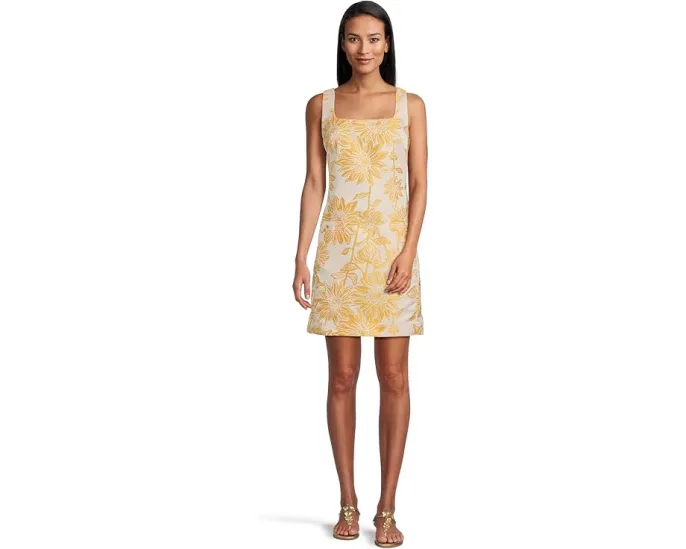 Lilly Pulitzer Платье-трапеция Albright с квадратным вырезом и карманами