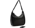 Сумка через плечо HOBO Mia Crescent Large Hobo черная