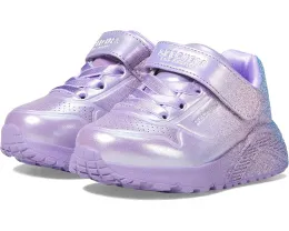 Детские туфли Skechers Uno Lite с блестками и застежкой на липучке