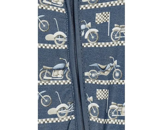 Комбинезон Kickee Pants Print Footie с двухсторонней молнией для младенцев