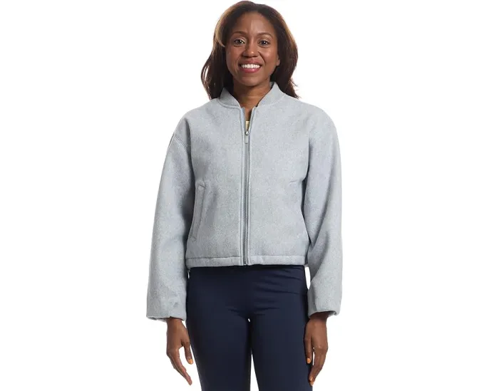 Куртка бомбер Rustic Retreat от TravisMathew с застежкой молнией и наклонными карманами