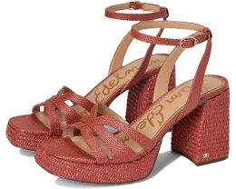 Сандалии Sam Edelman Reese на платформе с плетеным верхом и квадратным каблуком