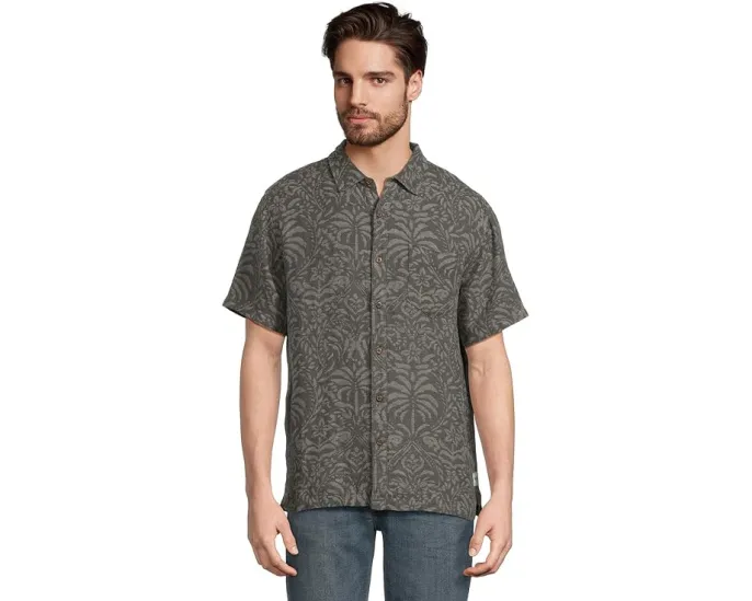 Рубашка Hurley Encinitas с коротким рукавом из льняной смеси