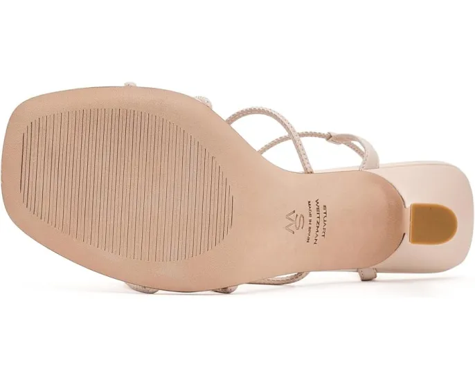 Босоножки Majorca Wrap Sandals 85 на шпильке с запахом и разноцветными камнями