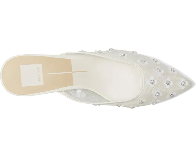 Туфли Clara Pearl с острым носком и декором из жемчуга