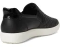 Мокасины ECCO Soft 7 Quilted Easy Slip-On с эластичной застежкой и стеганым верхом