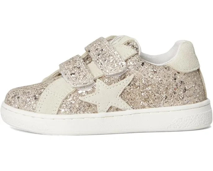 Детские кроссовки Naturino Pinn VL с блестящим верхом и дизайном со звездами