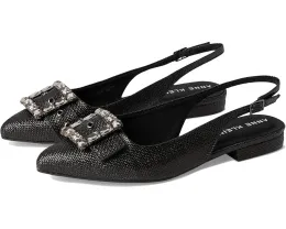 Балетки Anne Klein Kenni с открытой пяткой и кристаллом на носке