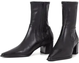 Ботильоны Giselle Leather Stretch Booties Vagabond Shoemakers с каблуком