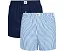 2 пары трусов-боксеров Lacoste из хлопкового поплина на пуговицах
