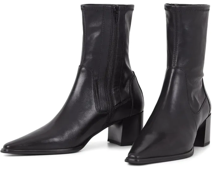 Ботильоны Giselle Leather Stretch Booties Vagabond Shoemakers с каблуком