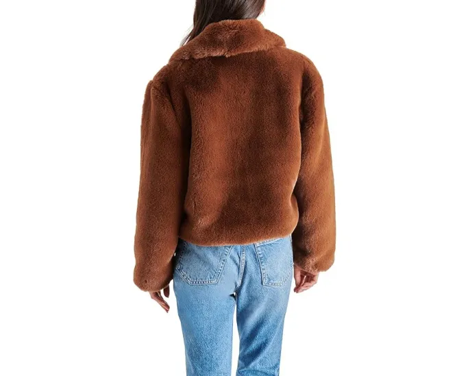 Короткое пальто Steve Madden Juniper из искусственного меха