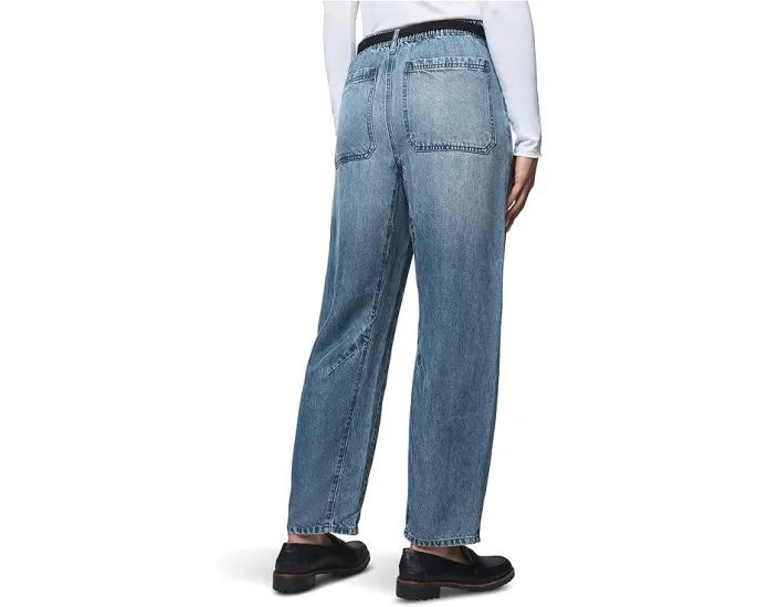 Брюки Carissa Indigo с прямыми штанинами и накладными карманами