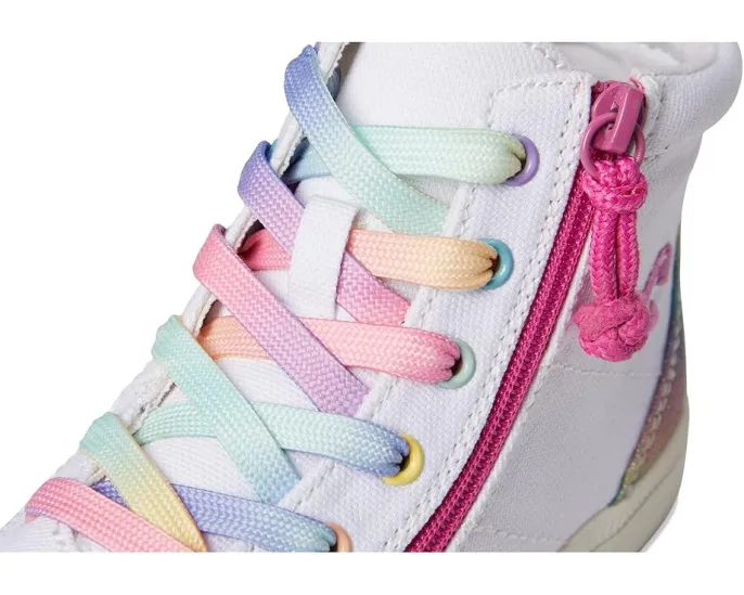 Высокие кроссовки BILLY Footwear Kids Classic Lace для малышей с застежкой-молнией по всей длине