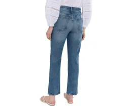 Узкие прямые джинсы Petite Longline Straight Jean от Madewell в стирке Pickett
