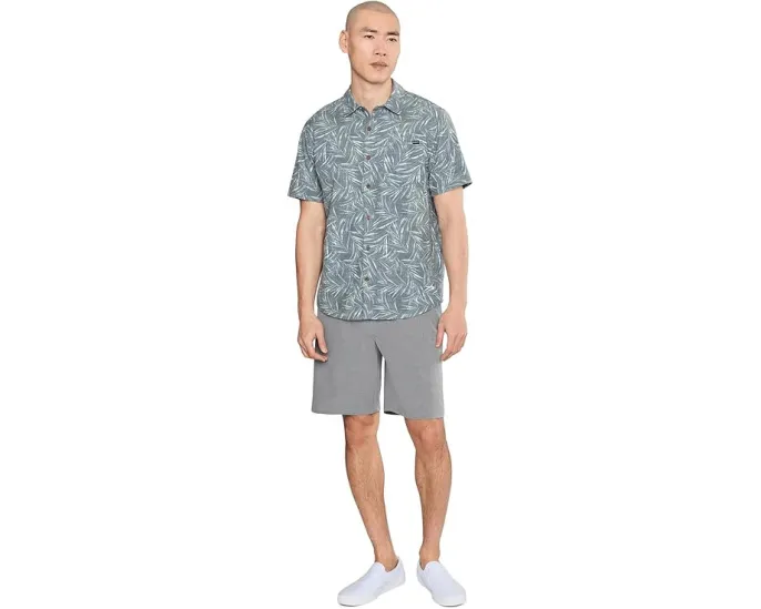 Hurley Newport Stretch Рубашка с коротким рукавом и эластичной тканью