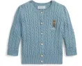 Детский хлопковый кардиган Polo Bear с мини-косами Polo Ralph Lauren