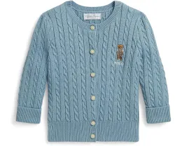 Детский хлопковый кардиган Polo Bear с мини-косами Polo Ralph Lauren