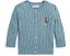 Детский хлопковый кардиган Polo Bear с мини-косами Polo Ralph Lauren