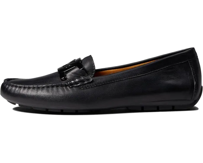 Лоферы Vaneli Aiker из мягкой кожи с цепным декором