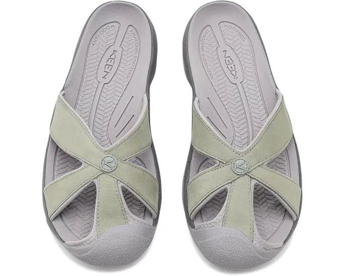 Сандалии KEEN Bali Leather Slide с защитой для пальцев и быстросохнущими ремнями