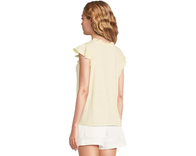 Топ Sleeveless Ruffle без рукавов с воланами от Mod-o-doc