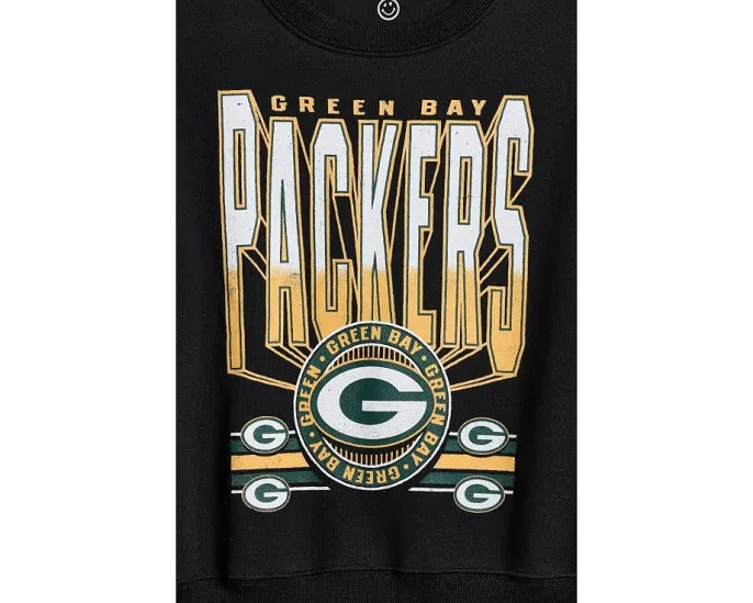 Детский флис Junk Food Clothing Kids NFL Green Bay Packers Drop Shoulder