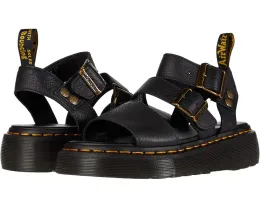 Сандалии-гладиаторы Dr. Martens Gryphon на платформе с кожаным верхом