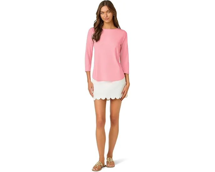 Топ Key West с рукавом 3/4 и лодочкой от Lilly Pulitzer