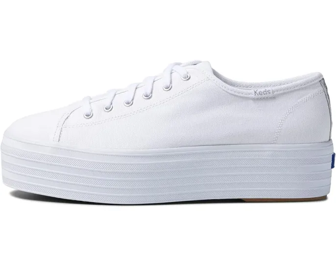 Кроссовки Keds Triple Up Canvas на высокой платформе с мягкой стелькой