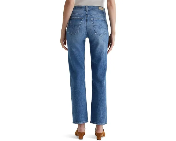Прямые джинсы AG Jeans Brinley с средней посадкой